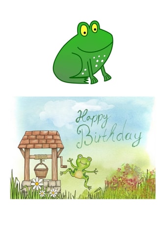 Happy Birthday 50 Pages Story Book, 5. 25 X 8 and a Glossy Cover