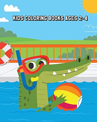 Kids Coloring Books Ages 2-4 Super Fun Coloring Books for Kids (Shark, Dolphin, Cute Fish, Turtle, Seahorse and More!)