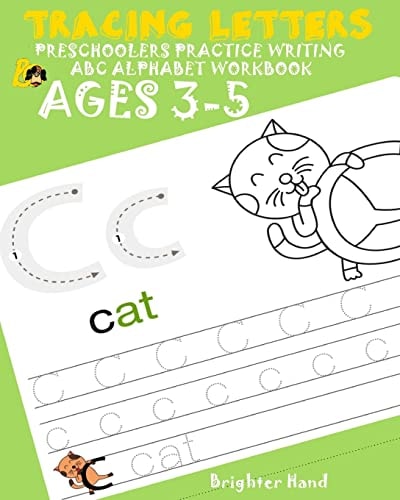 Tracing Letter Preschoolers*Practice Writing ABC Alphabet*Workbook Kids Ages 3-5 Extra Large Print (Lower Case)*
