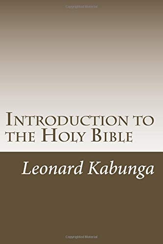 Introduction to the Holy Bible