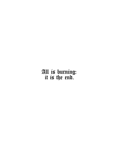 All Is Burning It Is the End.: The Religious Poetry of Augustus Sol Invictus