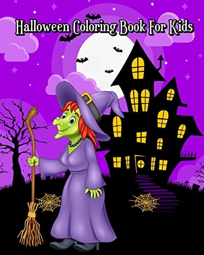 Halloween Coloring Book For Kids Stress Relieving Halloween Designs (Goregeous Coloring Book), 100 Pages