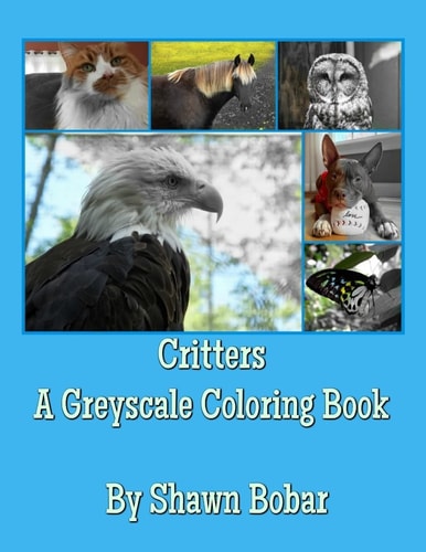 Critters Greyscale Coloring Book