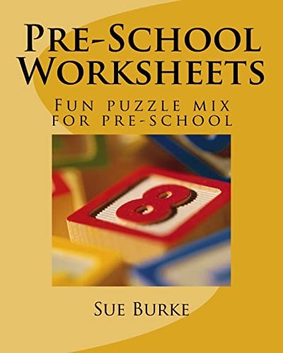 Pre-School Worksheets Fun Puzzle Mix for Pre-School