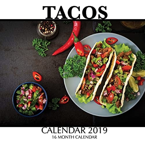 Tacos Calendar 2019 16 Month Calendar