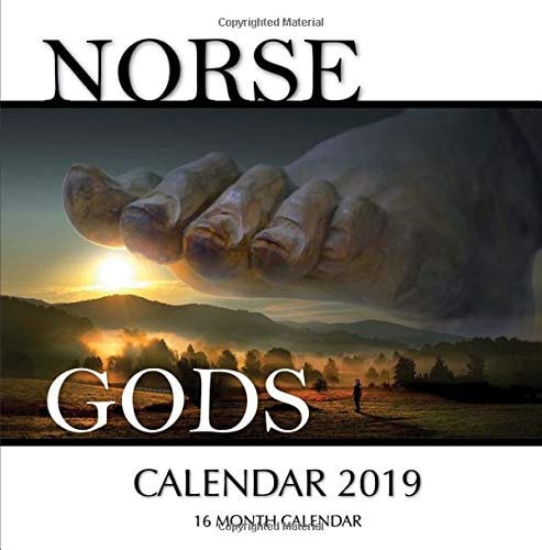 Norse Gods Calendar 2019 16 Month Calendar