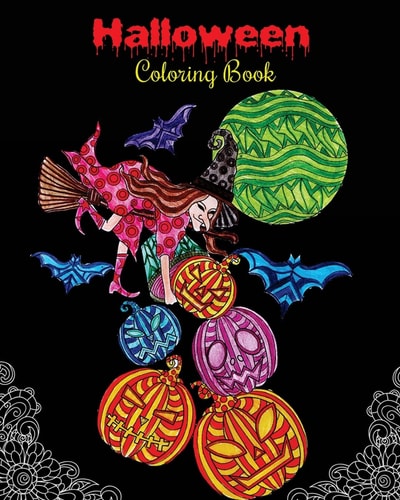 Halloween Coloring Book Gorgeous Halloween Coloring Book: Halloween Fantasy Art with Witches, Zombies, Bats, Pumpkins, Skulls and More!