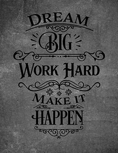 Dream Big Work Hard Make It Happen