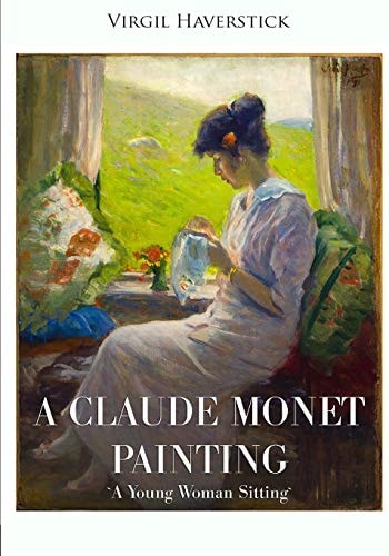 A Claude Monet Painting a Young Woman Sitting