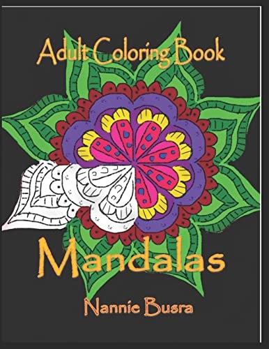 Adult Coloring Book Mandalas