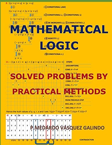 Mathematical Logic Solved Problems by Practical Methods