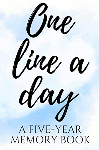 One Line a Day A Five-Year Memory Book