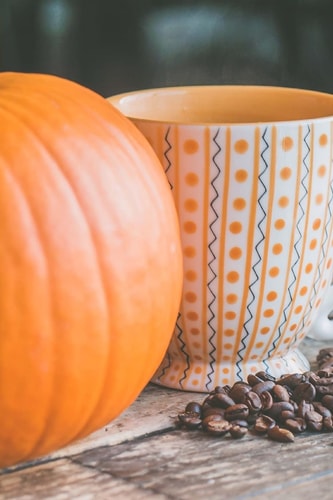 Pumpkin and Coffee Notebook