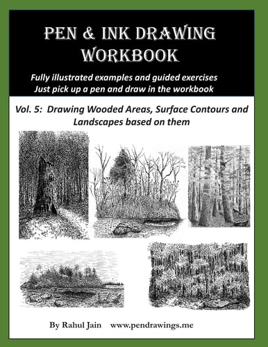 Pen and Ink Drawing Workbook Vol 5 Learn to Draw Pleasing Pen and Ink Landscapes