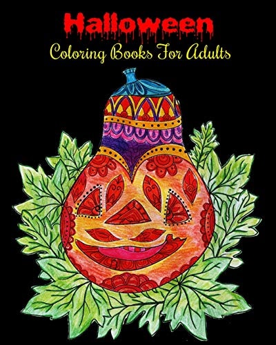 Halloween Coloring Books For Adults Stress Relieving Halloween Designs (GOREGEOUS Coloring Book)