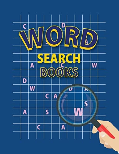Word Search Books 100 Word Search Puzzle Games, 8.5"x11" Sized, 100 Pages