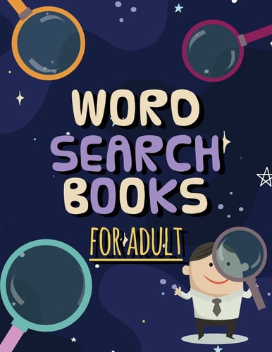 Word Search Books for Adult Funny Word Search Puzzle Games, 8.5"x11" Sized