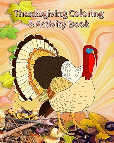 Thanksgiving Coloring and Activity Book