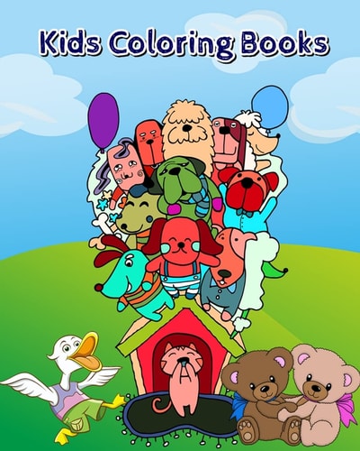 Kids Coloring Books Happy Animal Pictures That Will Make You Smile!