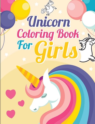 Unicorn Coloring Book for Girls Unicorn Coloring and Activity Book for Kids