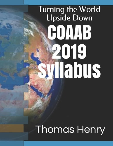 COAAB 2019 Syllabus Turning the World Upside Down