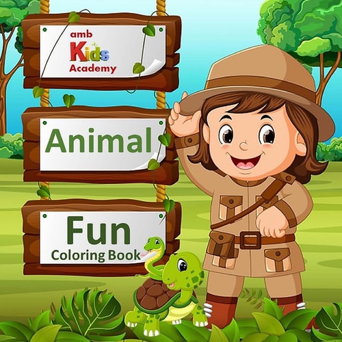 AmbKids Academy Animal Coloring Fun