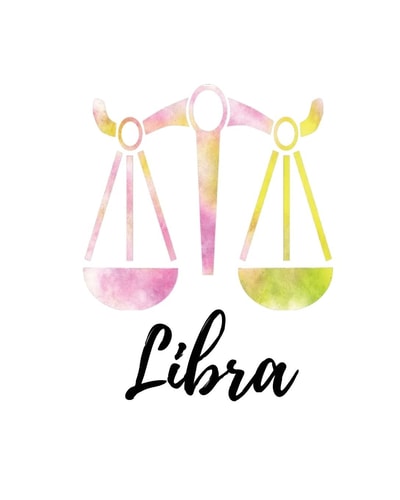 Libra Libra Cornell Notes Yellow Pink