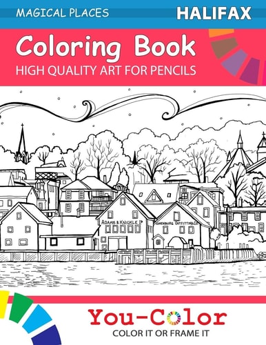 Halifax Coloring Book Magical Places Coloring Books