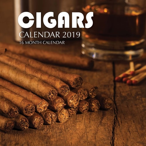 Cigars Calendar 2019 16 Month Calendar