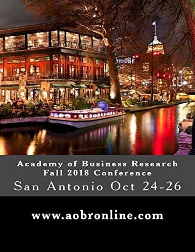 Academy of Business Research Fall 2018 Conference