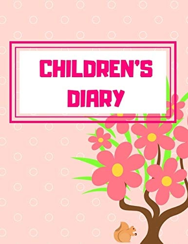 Children's Diary Ages 4-8 Childhood Learning, Preschool Activity Book 100 Pages Size 8. 5x11 Inch
