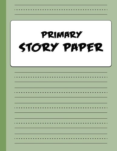 Primary Story Paper Draw & Write Composition Book for Kids - Green