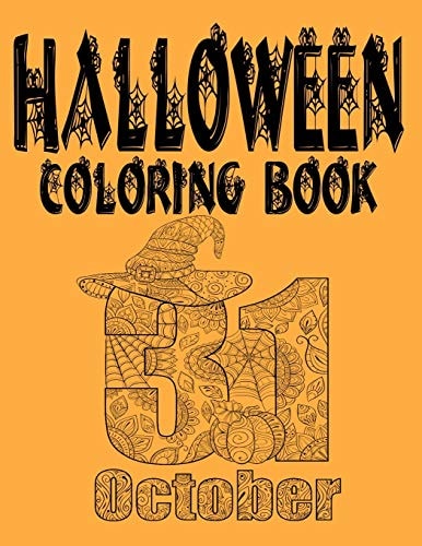 Halloween Coloring Book A Coloring Book for Relaxation and Meditation