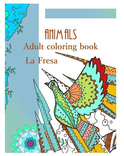 Animals: Adult Coloring Book