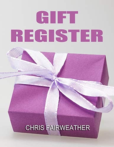 Gift Register A Simple Gift Register to Track Gifts Given and Thank You Notes Sent
