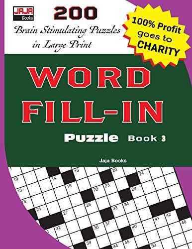 Word Fill-In Puzzle Book 3