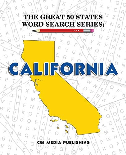 The Great 50 States Word Search Series California