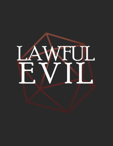 Lawful Evil RPG Themed Mapping and Notes Book