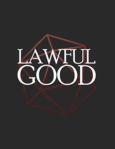 Lawful Good RPG Themed Mapping and Notes Book