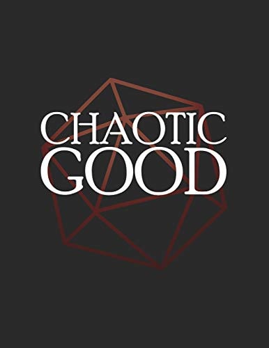 Chaotic Good RPG Themed Mapping and Notes Book