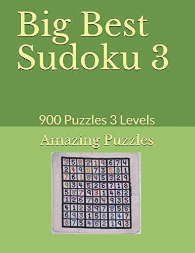 Big Best Sudoku 3 900 Puzzles 3 Levels