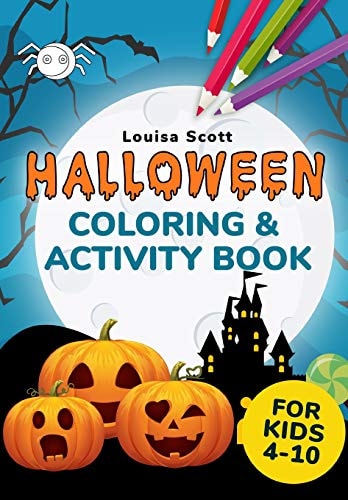 Halloween Coloring and Activity Book