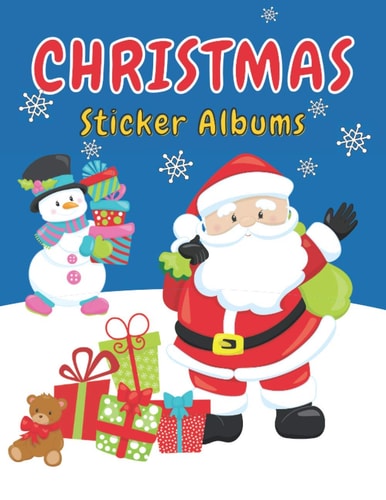 Christmas Sticker Album An Album for Your Christmas Stickers