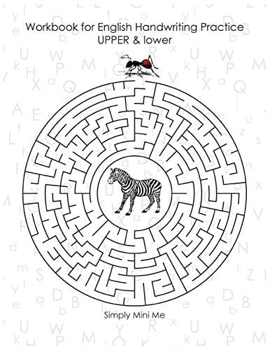 Workbook for English Handwriting Practice - UPPER & Lower
