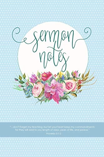 Sermon Notes Keep All Your Church Sermon Notes in One Place, with Speaker, Topic, Scripture Passages, Notes and Prayer Requests for Each Sermon.