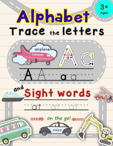 Alphabet Trace The Letters and Sight Words Letter Tracing Books for Kids Ages 3-5
