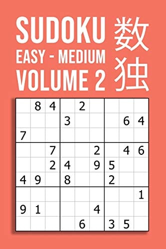 SUDOKU Easy - Medium VOLUME 2 220 Puzzles For Beginner And Novice Solvers Entertaining Game To Keep Your Brain Active