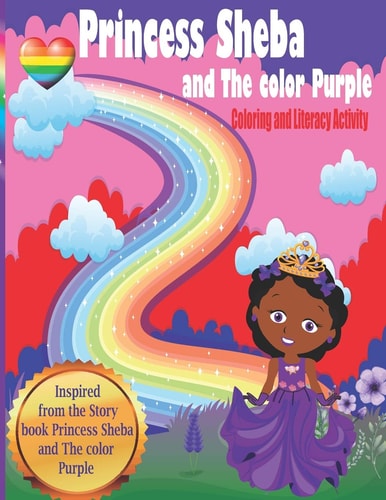Princess Sheba and The Color Purple Coloring and Emergent Literacy Activity