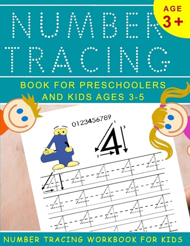 Number Tracing Book for Preschoolers and Kids Ages 3-5 Number Tracing Workbook For Kids
