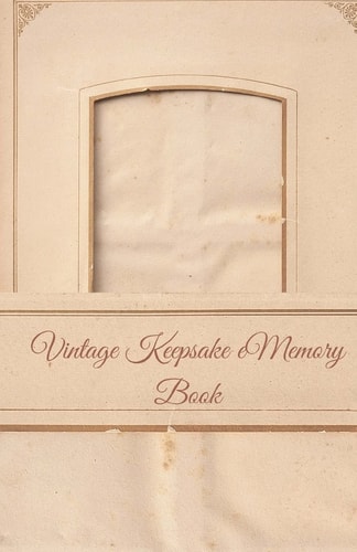 Vintage Keepsake Memory Book Classic Keepsake Memory Book/Photo Album for All Occasions